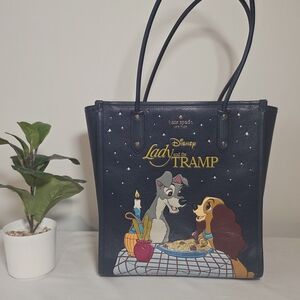 Kate Spade Black Disney Lady and the Tramp Tote